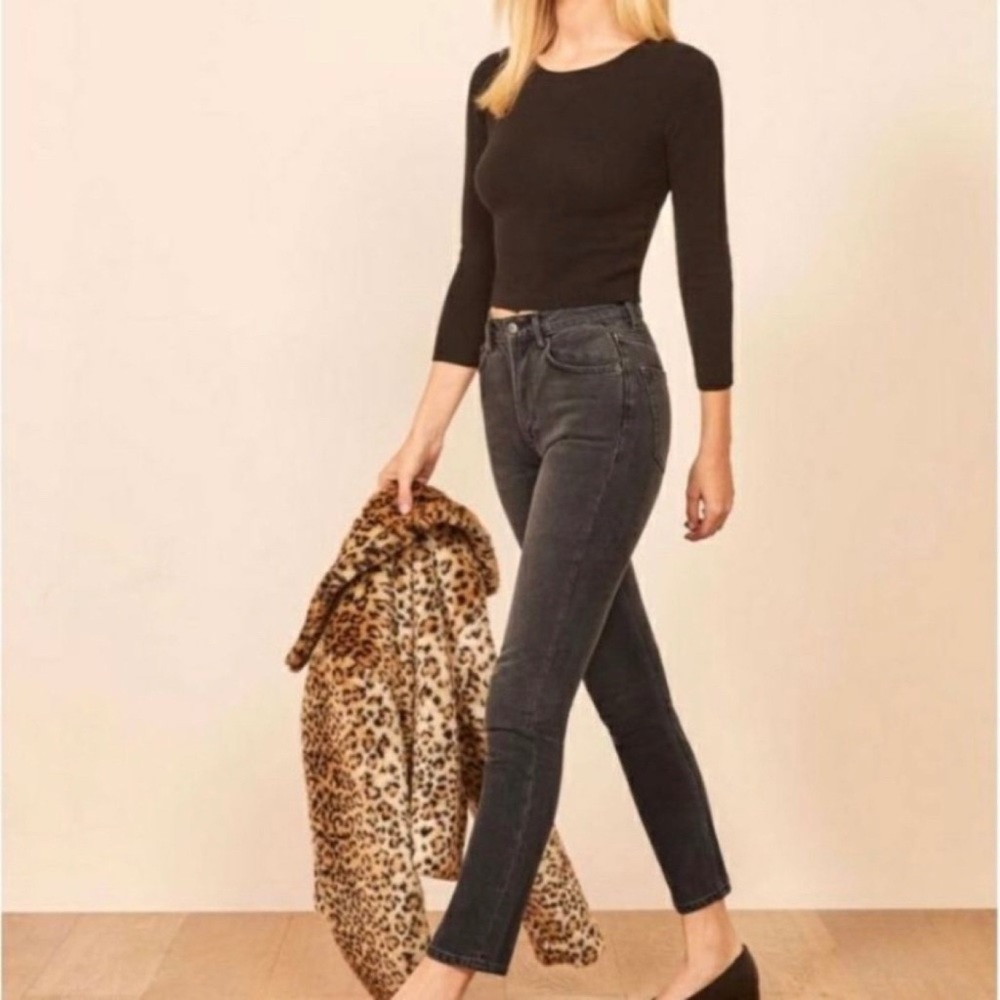 NWT REFORMATION Jordi Ankle Jeans - Picture 9 of 9